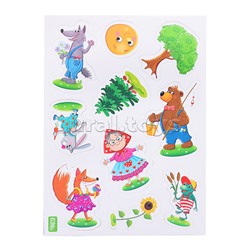 Наборы тематических магнитов "Теремок и Колобок"