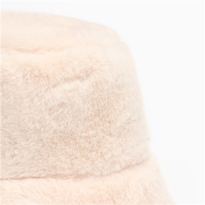 Панама зимняя женская MINAKU, размер one size 52-58, молочная