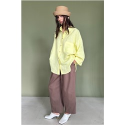 Брюки-бананы  DENIM086/02/Песочный