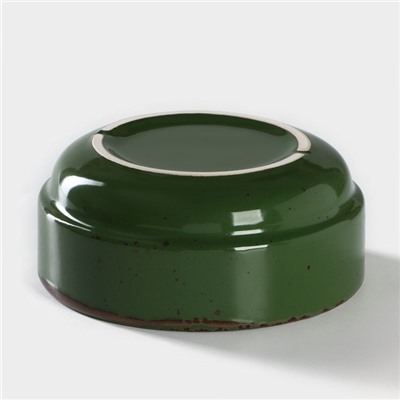 Салатник Хорекс Punto verde, 350 мл, 12×5 см, фарфор, зелёный
