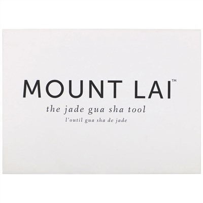Mount Lai, Массажер гуаша из нефрита, 1 шт.