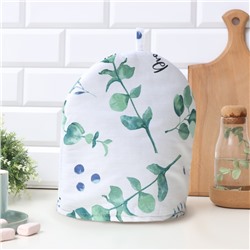 Грелка на чайник Этель Eucalyptus 28×28 см, 100% хлопок, 190 г/м²