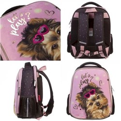 Рюкзак школьный "ЭРГОНОМИК ПЛЮС.Милашка" 38х29х18 см (077912) 85019 Хатбер