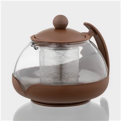 Заварочный чайник «Фантазия», 750 мл, с металлическим ситом, стекло, МИКС