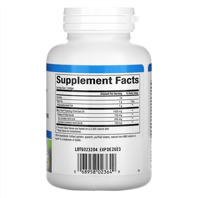 Natural Factors, Ultra Prim, 1000 mg, 90 Softgles