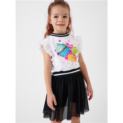 Юбка-легинсы трикотажные для девочек