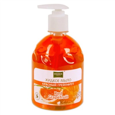 Domix Green Жидкое мыло с дозатором «Красный грейпфрут», 500 мл 1414