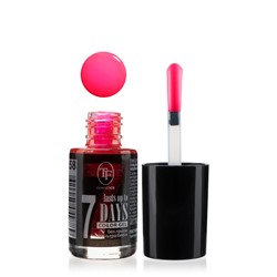 Триумф tf Лак-Гель без UF лампы Color gel lasts up to 7 days 258 Красный с блестками 49789