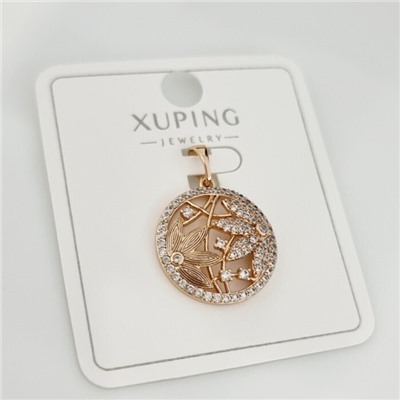 Кулон коллекция "Xuping " покрытие позолота 18К, вставка: фианиты, арт.101.098