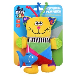 Мягкая погремушка "Кот"