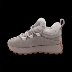 Ботинки на меху ZP-54 серые п/п