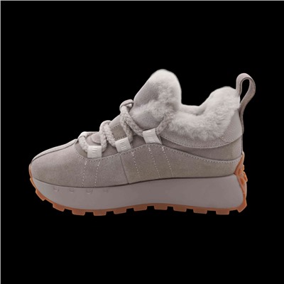 Ботинки на меху ZP-54 серые п/п