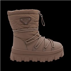 Дутики Q852-3 коричневые