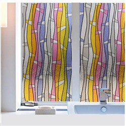 Витражная самоклеющаяся пленка с 3D-изображением и тиснением M001, 2 м х 0,6 м x 0.35