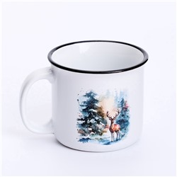 Кружка керамическая, новогодняя «Пусть мечты сбудутся», 450 мл