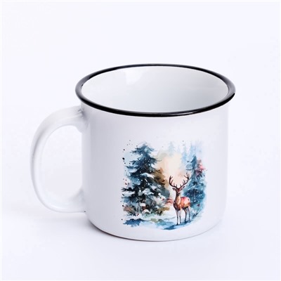 Кружка керамическая, новогодняя «Пусть мечты сбудутся», 450 мл