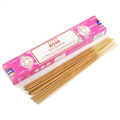 SATYA Бангалор Ароматические палочки Rose 15 г х 12 уп.