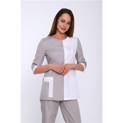 Костюм женский 227-1 (Белый и серый)