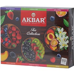 AKBAR. 8 марта. Подарочный набор Ассорти (60) карт.упаковка, 60 пак.