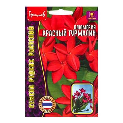 Семена цветов Плюмерия Красный Турмалин  3 шт. 12.2029 г.