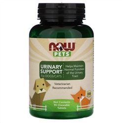 Now Foods, Pets, Urinary Support for Dogs/Cats, 90 Chewable Tablets