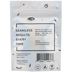 Juno & Co., Мини-спонж из микрофибры, розовый, 2 шт.