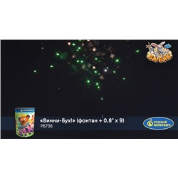 Фейерверк + фонтан Р6736 Винни-Бух! (0,8" х 9)