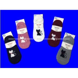 МИНИBS носки женские укороченные ангора НОРКА ШЕРСТЬ «Кошечка»