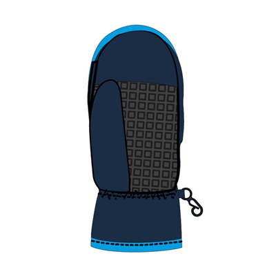 Варежки текстильные для мальчиков