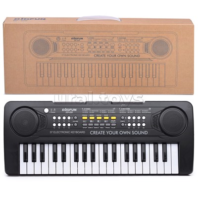 Синтезатор "Стиль музыки" 37 клавиш, с USB, в коробке