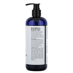 Mill Creek Botanicals, Shower & Shave Gel, Chamomile, 14 fl oz (414 ml)