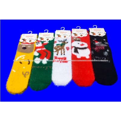 MORRAH носки подарочные НОРКА КАШЕМИР НОВОГОДНИЕ арт. 2653