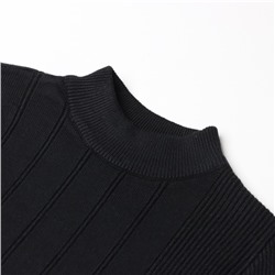 Свитер для мальчиков, цвет чёрный, рост 152-158 см