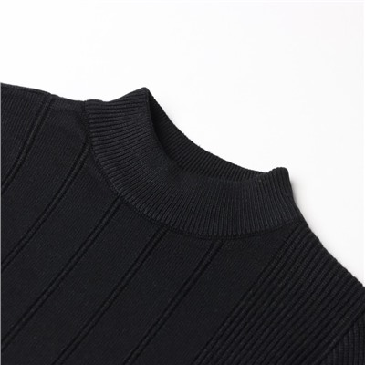 Свитер для мальчиков, цвет чёрный, рост 152-158 см