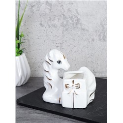 Подставка для зубочисток Лошадь 8 см / B5438 /уп 96/ Символ года 2026