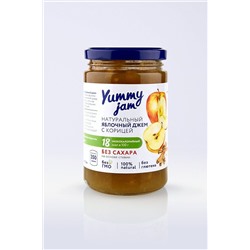 Джем Яблочный с корицей низкокаллорийный 350г ЭКОПРОДУКТЫ, 1193937
