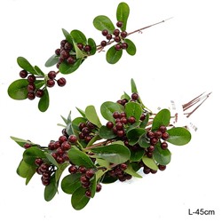 Цветок искусственный Калина 45 см / W0342-6 /уп 4/120/840/_