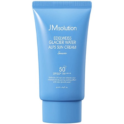 JMsolution Охлаждающий солнцезащитный крем  Edelweiss Glacier Water Alps Sun Cream Snow SPF50+ PA+