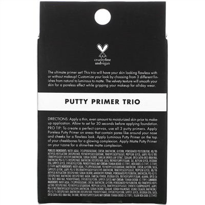 E.L.F., Putty Primer Trio, 3 Primers, 0.14 oz (4 g) Each