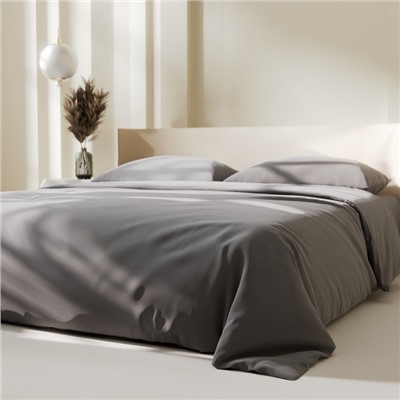 Постельное бельё 2-спальное LoveLife Gray mist, микрофибра