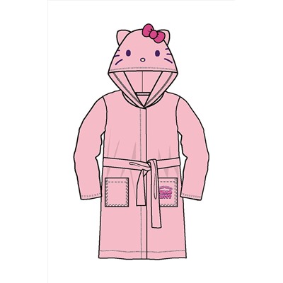 Халат текстильный для девочек PLAYTODAY, 1226835