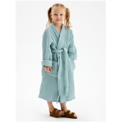 Халат вафельный детский SL HOME: Kids «Аззура», размер 38, 100% хлопок, 280 г/м²