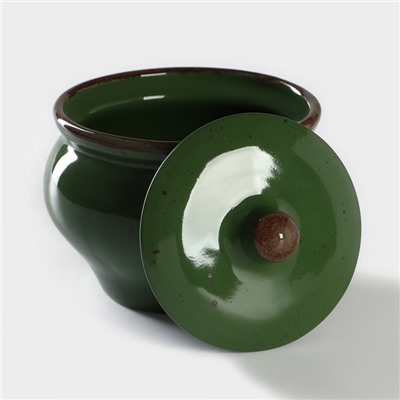 Горшочек для запекания фарфоровый Punto verde, 500 мл