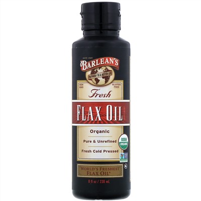 Barlean's, Organic Fresh, Flax Oil, 8 fl oz (236 ml)