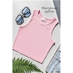 Майка-топ в рубчик для девочки Happyfox