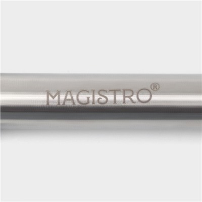 Рыбочистка Magistro Solid, нержавеющая сталь, хромированная
