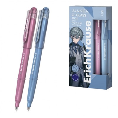 Ручка гелевая 0.5 мм Торпеда "Аниме" 61305 синяя ErichKrause