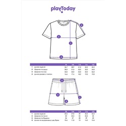 Комплект (Футболка+Шорты) PLAYTODAY, 1121555