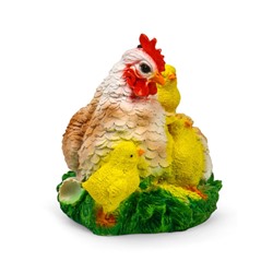 Садовая фигура из полистоуна «Курица Наседка», 27×20×22 см