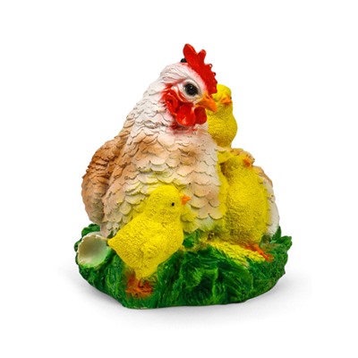 Садовая фигура из полистоуна «Курица Наседка», 27×20×22 см